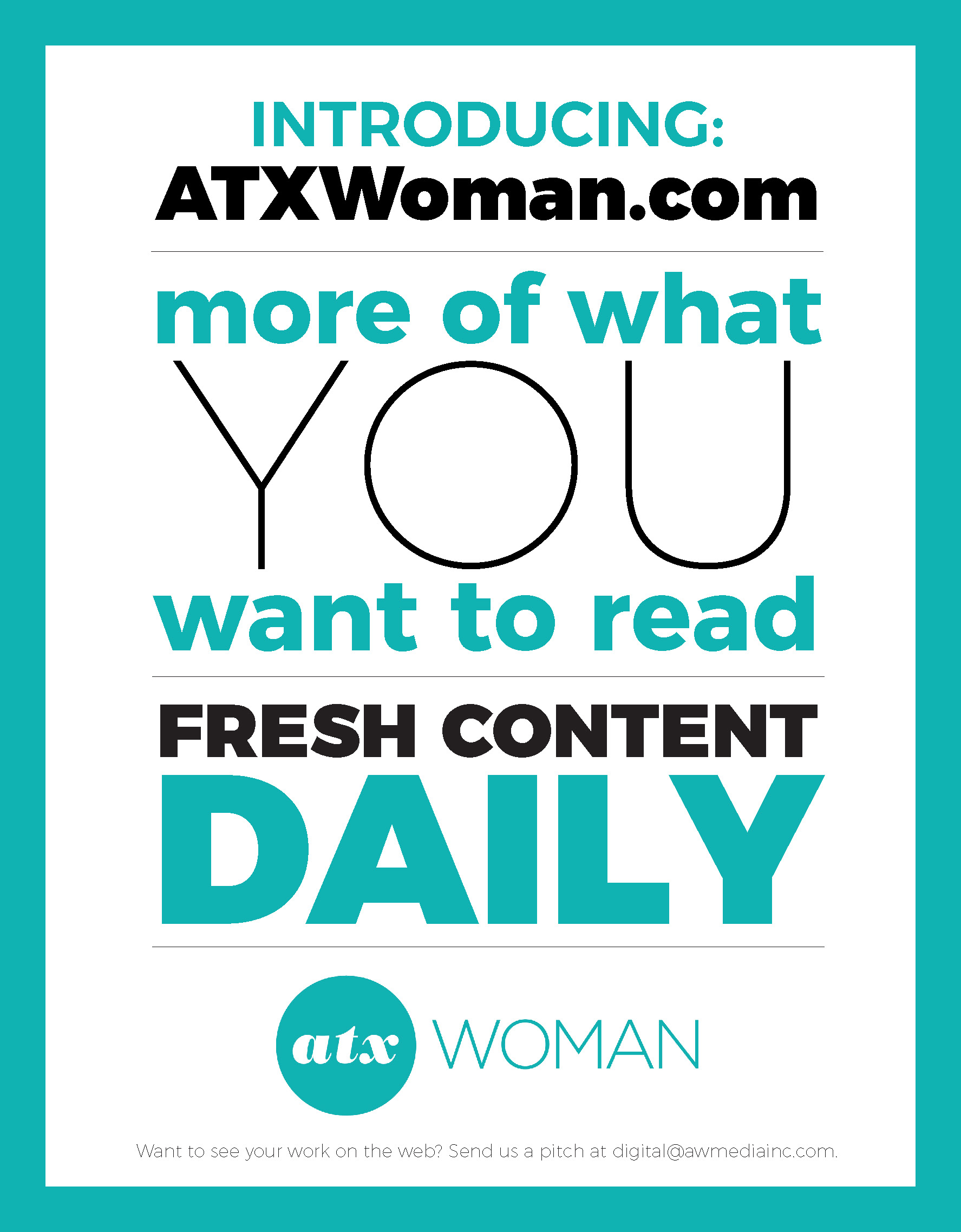 Austin Woman atxwoman.com full-page ad