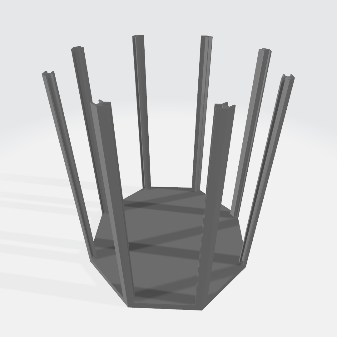 Candle holder frame 3D model