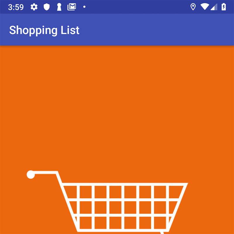 Android shopping list app